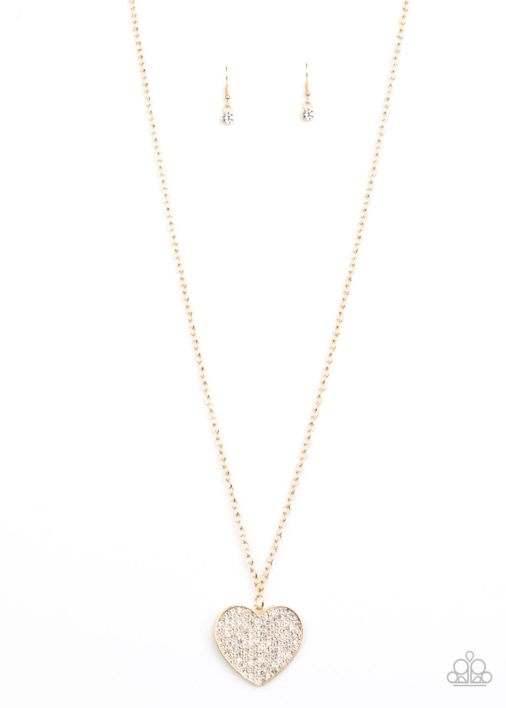 Have To Learn The HEART Way - Gold Necklace Set