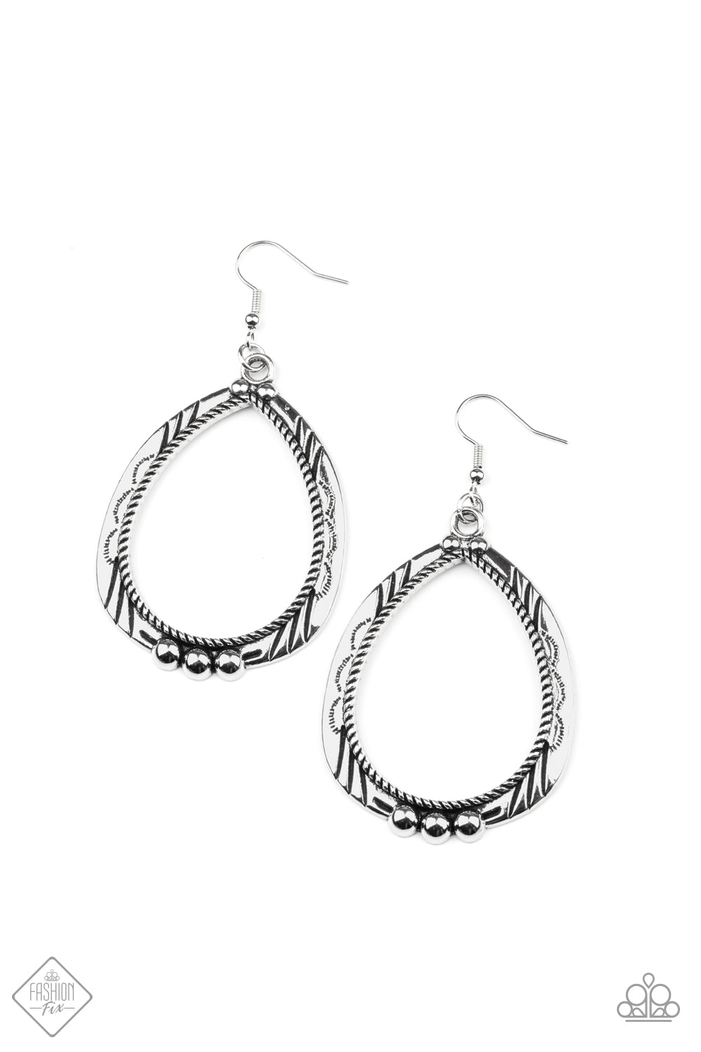 Terra Topography - Silver Earrings