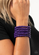 Load image into Gallery viewer, Diving in Maldives - Purple Bracelet
