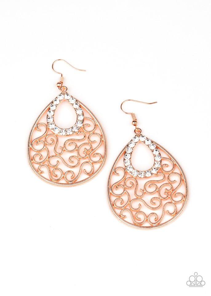 Seize The Stage - Copper Earrings