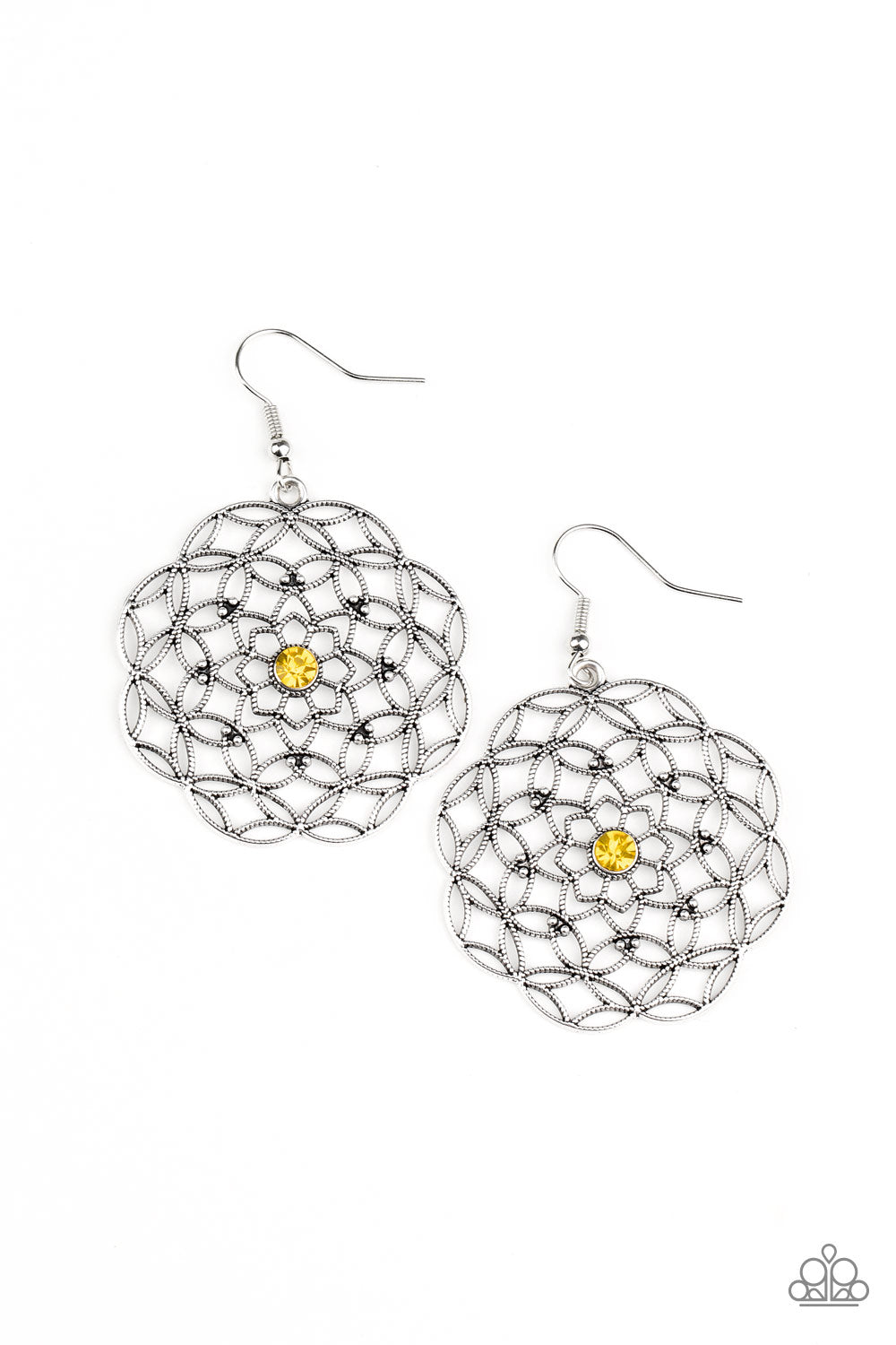 Botanical Bash - Yellow Earrings