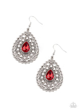 Load image into Gallery viewer, Eat, Drink, and BEAM Merry - Red Earrings
