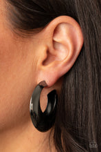 Charger l&#39;image dans la galerie, Chic CRESCENTO - Black Earrings
