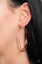Load image into Gallery viewer, Rimmed Radiance - Copper Earrings
