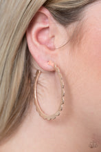 Load image into Gallery viewer, Radiant Ridges - Rose Gold Earrings
