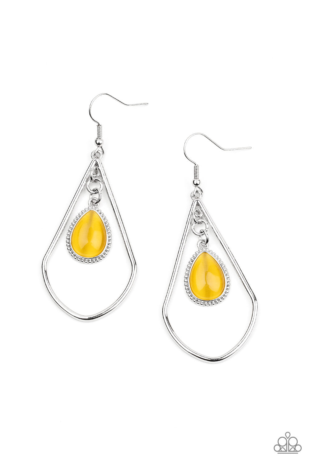 Ethereal Elegance - Yellow Earrings