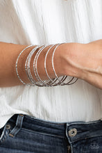 Load image into Gallery viewer, Thanks For GLISTENING - Silver Bracelet
