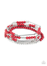 Load image into Gallery viewer, BEAD Between The Lines - Red Bracelet Set
