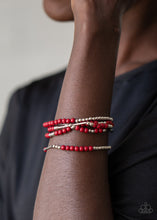 Load image into Gallery viewer, BEAD Between The Lines - Red Bracelet Set
