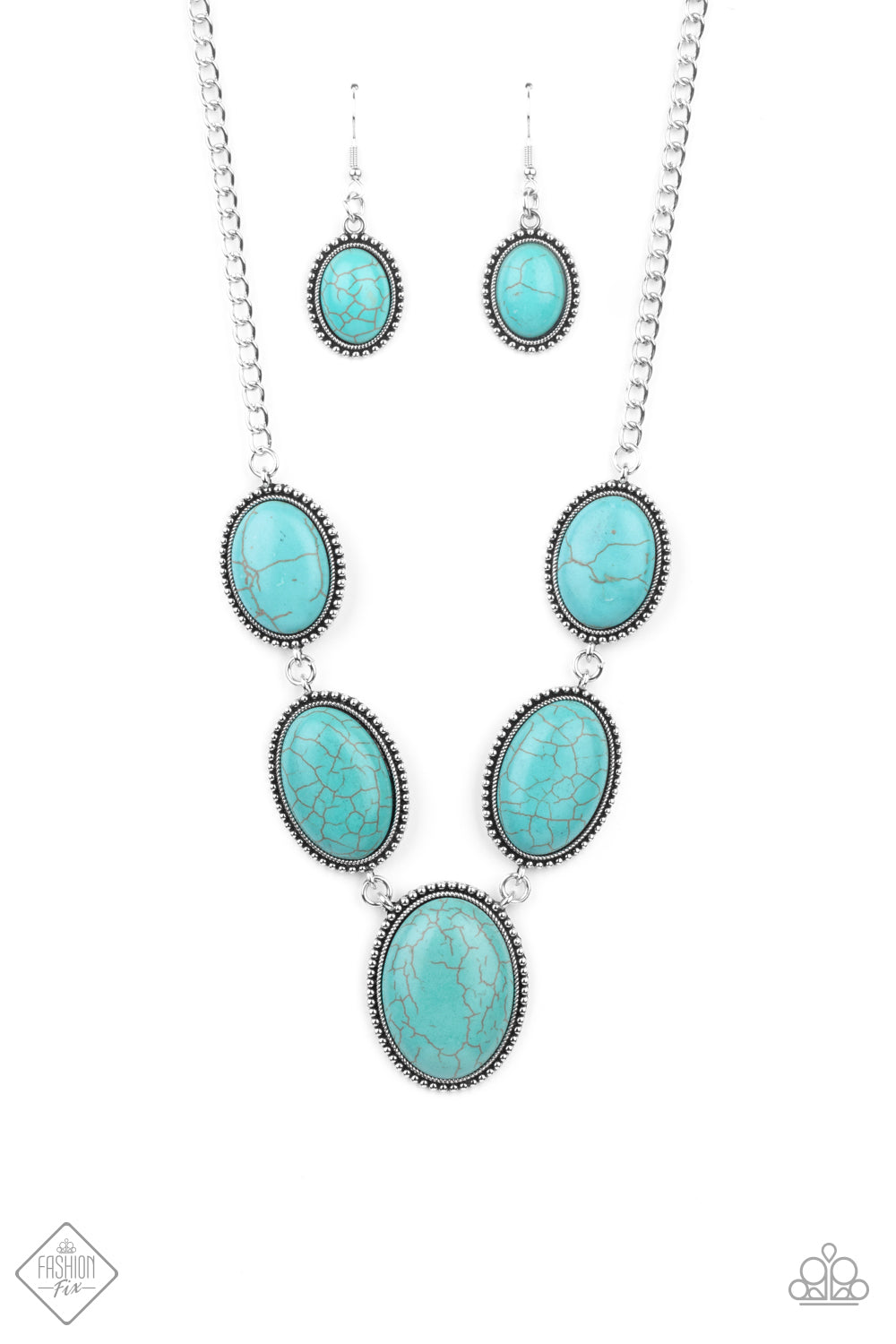 River Valley Radiance - Blue Necklace Set