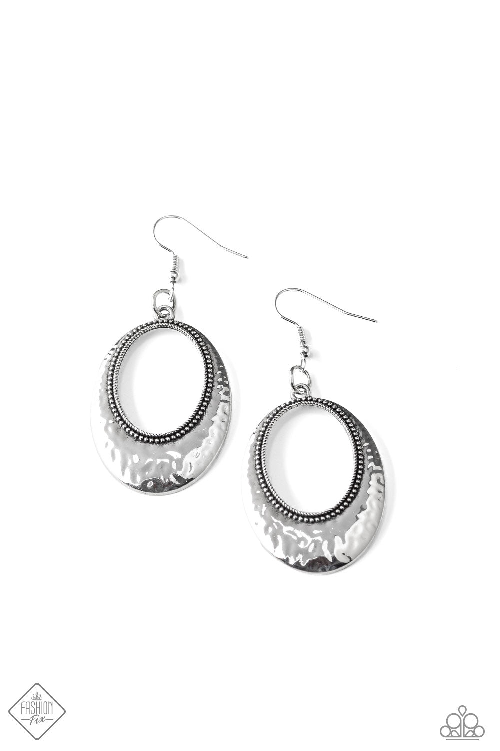 Tempest Texture - Silver Earrings