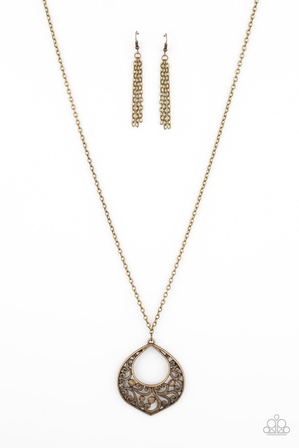 Venetian Vineyards - Brass Necklace Set