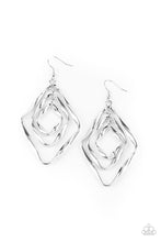 Load image into Gallery viewer, Retro Resplendence - Silver Earrings
