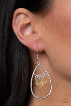 Load image into Gallery viewer, Shimmer Advisory - Yellow Earrings
