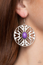 Carregar imagem no visualizador da galeria, Southwest Walkabout - Purple Earrings
