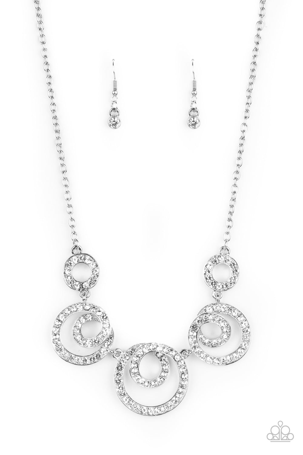 Total Head-Turner - White Necklace Set