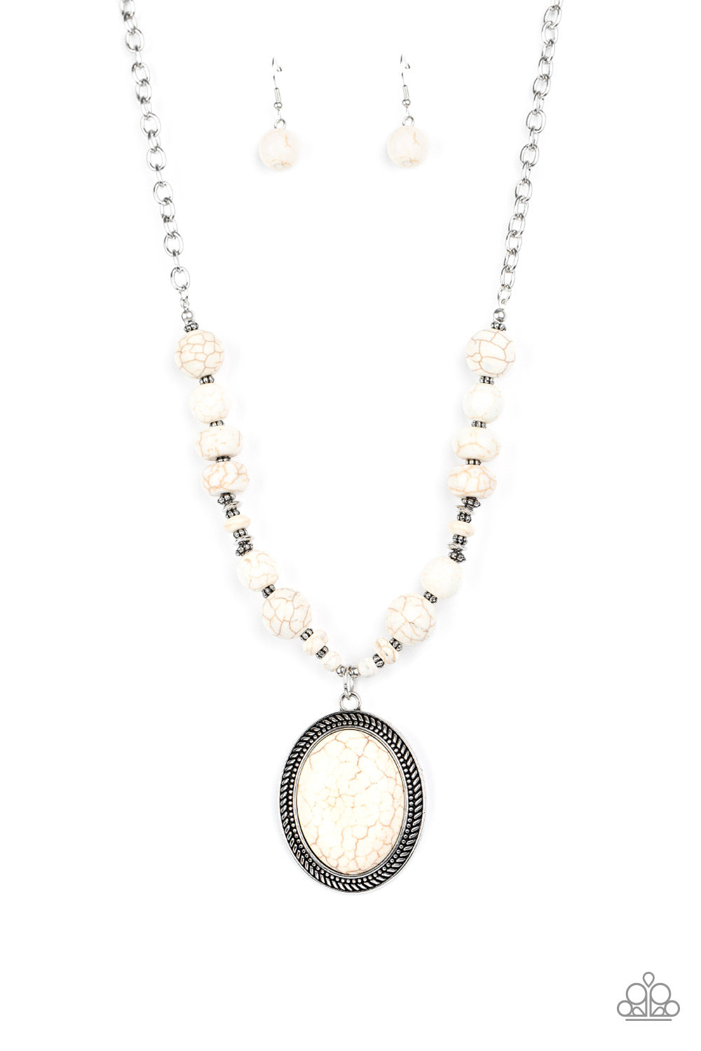 Home Sweet HOMESTEAD - White Necklace Set