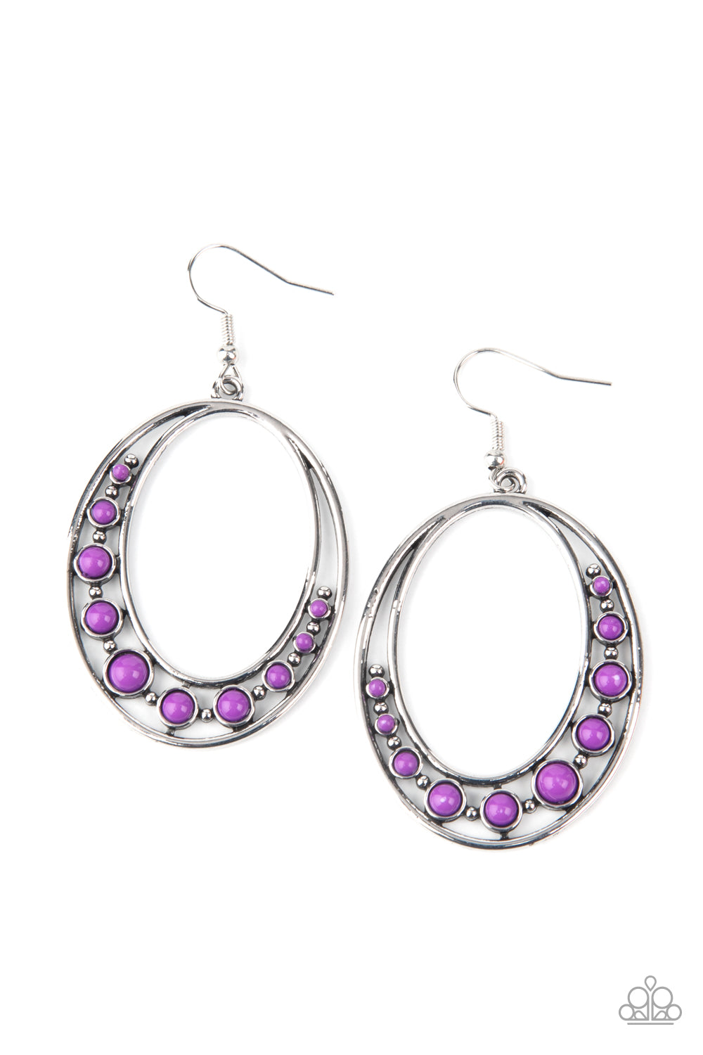 Crescent Cove - Purple Earrings