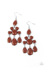 Load image into Gallery viewer, Afterglow Glamour - Brown Earrings
