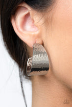 Load image into Gallery viewer, Flatten The Curve - Silver Earrings
