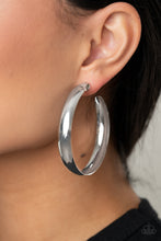 Load image into Gallery viewer, BEVEL In It - Silver Earrings
