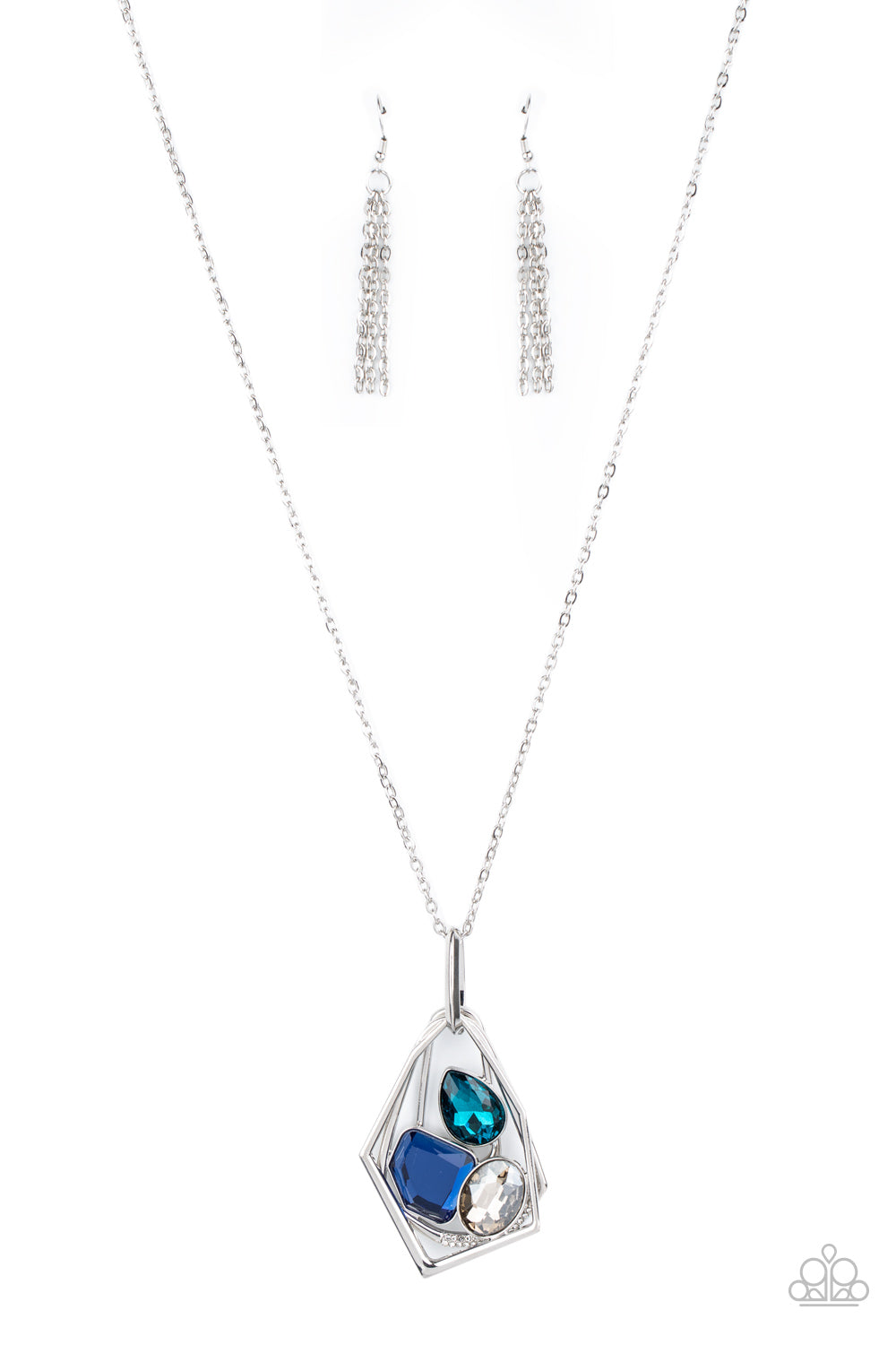 All Systems GLOW - Blue Necklace Set