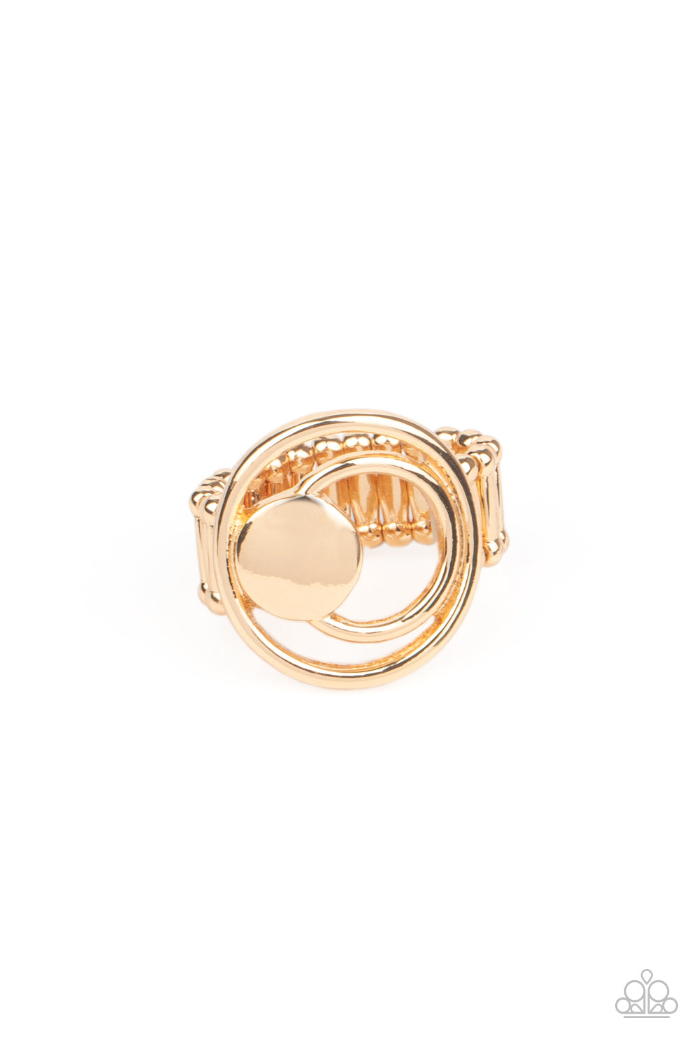 Edgy Eclipse - Gold Ring