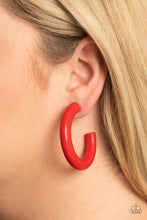 Load image into Gallery viewer, Woodsy Wonder - Red Earrings

