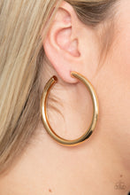 Charger l&#39;image dans la galerie, Curve Ball - Gold Earrings
