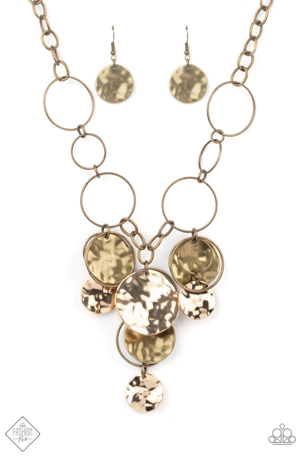 Learn the HARDWARE Way - Brass Necklace Set