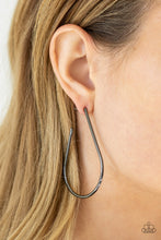 Cargar imagen en el visor de la galería, City Curves - Black Earrings
