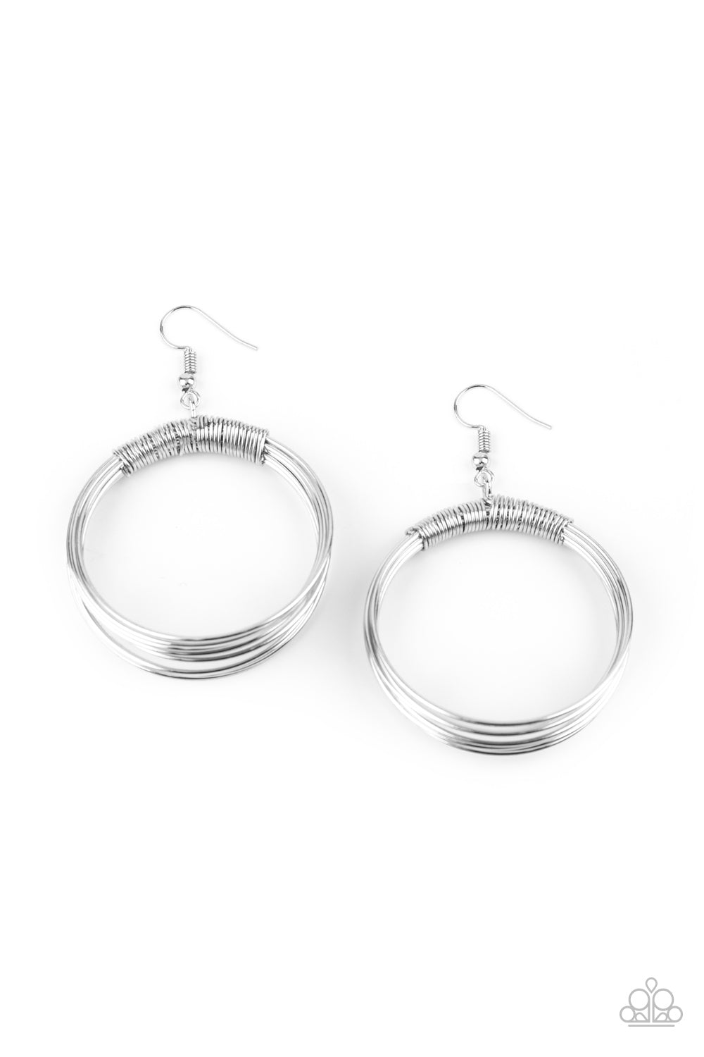 Urban-Spun - Silver Earrings