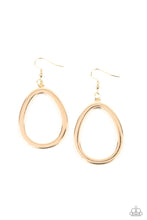 Carregar imagem no visualizador da galeria, Casual Curves - Gold Earrings
