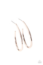 Cargar imagen en el visor de la galería, Totally Hooked - Rose Gold Earrings
