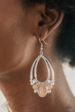 Cargar imagen en el visor de la galería, Look Into My Crystal Ball - Orange Earrings
