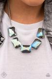 Cargar imagen en el visor de la galería, Heard it On The Heir-Waves - Blue Necklace Set
