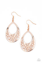 Carregar imagem no visualizador da galeria, Stylish Serpentine - Rose Gold Earrings
