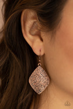 Cargar imagen en el visor de la galería, Flauntable Florals - Copper Earrings
