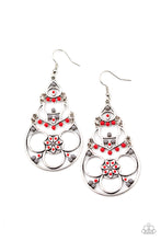 Charger l&#39;image dans la galerie, Garden Melody - Red Earrings
