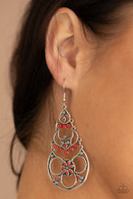 Charger l&#39;image dans la galerie, Garden Melody - Red Earrings
