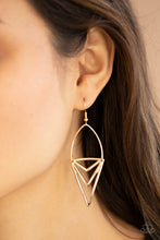 Cargar imagen en el visor de la galería, Proceed With Caution - Gold Earrings
