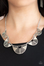 Load image into Gallery viewer, Record-Breaking Radiance - Silver Necklace Set
