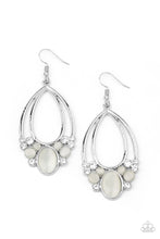 Charger l&#39;image dans la galerie, Look Into My Crystal Ball - White Earrings
