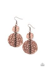 Load image into Gallery viewer, Metro Metalhead - Copper Earrings
