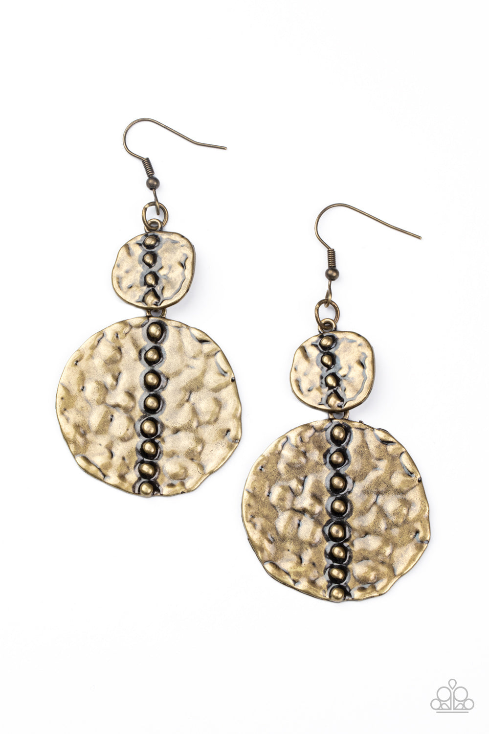 Metro Metalhead - Brass Earrings