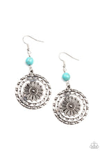 Load image into Gallery viewer, Flowering Frontiers - Blue Earrings
