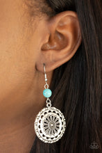 Load image into Gallery viewer, Flowering Frontiers - Blue Earrings
