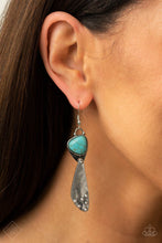 Load image into Gallery viewer, Going-Green Goddess - Blue Earrings

