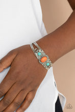 Load image into Gallery viewer, Artisan Ancestry - Orange and Blue Bracelet
