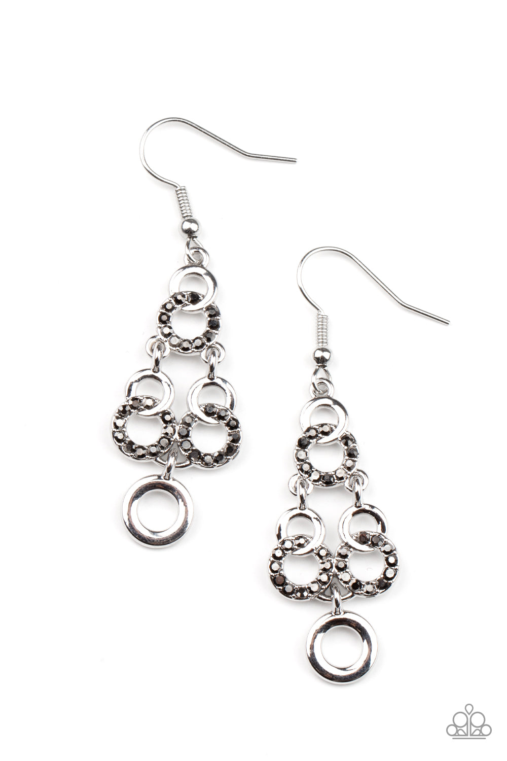 Luminously Linked - Silver Earrings